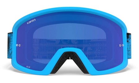 Gogle GIRO BLOK MTB blue hypnotic (Szyba Niebieska Lustrzana COBALT BLUE S3 0,8-18% + Szyba Przeźroczysta S0 99%) (DWZ) - rove.pl