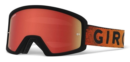 Gogle GIRO TAZZ MTB black red hypnotic (Szyba kolorowa AMBER SCARLET trail + Szyba Przeźroczysta 99% S0) (DWZ) - rove.pl