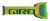 Gogle GIRO TAZZ MTB citron fanatic (Szyba kolorowa LODEN GREEN + Szyba Przeźroczysta 99% S0) (DWZ) - rove.pl