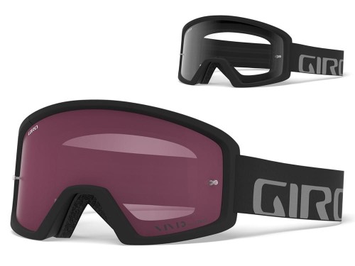 Przejdź do produktu Gogle GIRO BLOK MTB black grey (Szyba Czerwona Lustrzana VIVID-Carl Zeiss TRAIL + Szyba Przeźroczysta 99% S0)