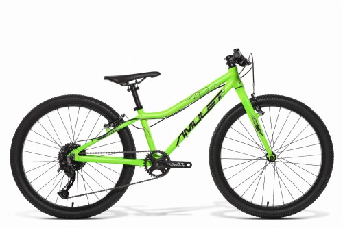 Przejdź do produktu Rower dziecięcy Amulet 24 Tomcat SH Green Fluo Metalic/Blk/Wht Shiny 