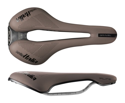 Przejdź do produktu Siodło SELLE ITALIA FLITE BOOST GRAVEL TI316, Superflow S (id match - S3), TI 316 Rail, Fibra-Tek, Light Gel, 228g, Brązowe
