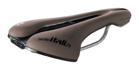 Siodło SELLE ITALIA FLITE BOOST GRAVEL TI316, Superflow S (id match - S3), TI 316 Rail, Fibra-Tek, Light Gel, 228g, Brązowe - rove.pl