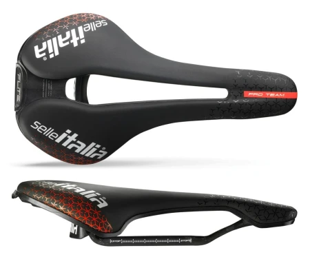 Siodło SELLE ITALIA FLITE BOOST PRO TEAM KIT CARBONIO SUPERFLOW L (id match L3), Carbon Rail+10mm, Fibra-Tek, 170g (DWZ) - rove.pl