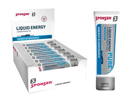 Żel energetyczny SPONSER LIQUID ENERGY PURE neutralny pudełko (18 tubek x 70g) (NEW 2024) - rove.pl