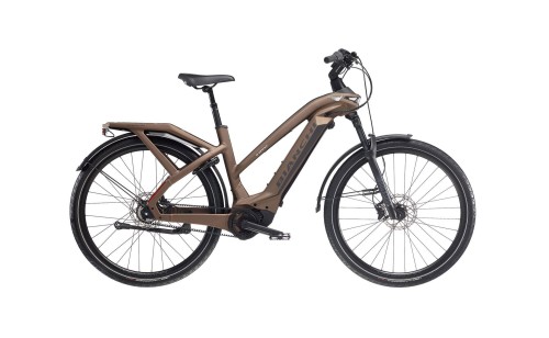 Przejdź do produktu Rower Elektryczny Bianchi e-Omnia T Type Step-Through Deore 10sp Metal Brown YSBE3
