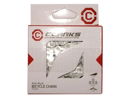 Łańcuch rowerowy CLARK'S YBN CL9 RB SHIMANO CAMPAGNOLO SRAM (9 Biegów, 1/2"x11/128", dł.116ogniw, szer.6.4mm, spinka do łańcuca) Antykorozyjny - rove.pl
