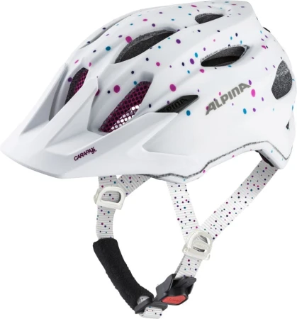 Alpina kask carapax  jr white polka dots 51-56 - rove.pl