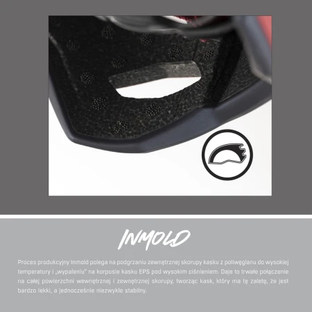 Alpina kask carapax  jr white polka dots 51-56 - rove.pl