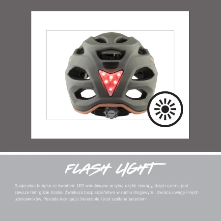 Alpina kask carapax  jr white polka dots 51-56 - rove.pl