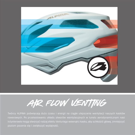 Alpina kask ximo flash white flower 47-51 - rove.pl