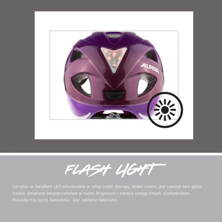 Alpina kask ximo flash be visible 49-54 - rove.pl