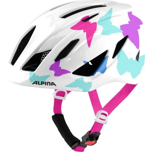 Przejdź do produktu Alpina kask pico pearlwhite butterflies gloss 50-55
