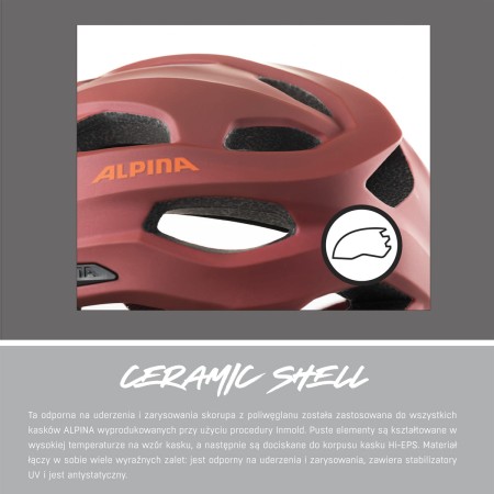Alpina kask pico pink sparkel gloss 50-55 - rove.pl