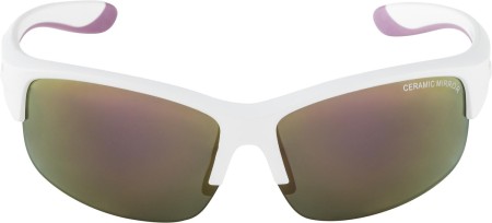 Alpina okulary junior flexxy youth hr kolor white-purple matt szkło pink mirror cat.3 - rove.pl