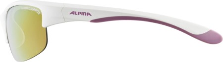 Alpina okulary junior flexxy youth hr kolor white-purple matt szkło pink mirror cat.3 - rove.pl