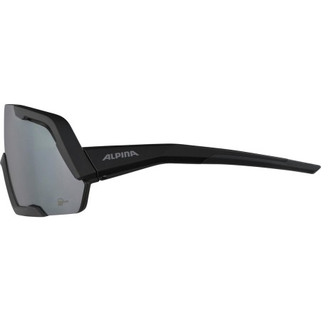 Alpina okulary rocket q-lite kolor black matt szkło silver mirror cat.3 hydrophobic, fogstop - rove.pl