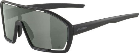 Alpina okulary bonfire q-lite kolor black matt szkło silver mirror cat.3 hydrophobic, fogstop - rove.pl