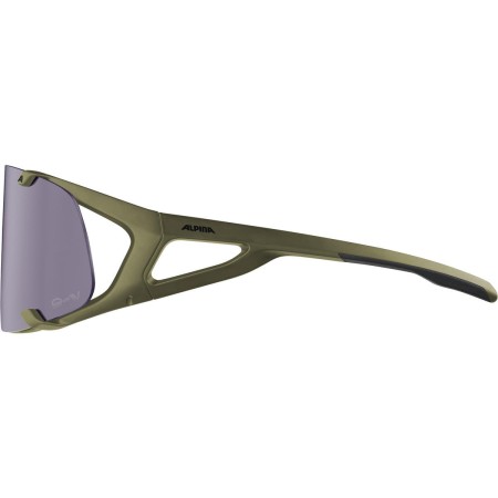 Alpina okulary hawkeye q-lite v kolor olive matt szkło purple cat.1-3  hydrophobic, fogstop - rove.pl