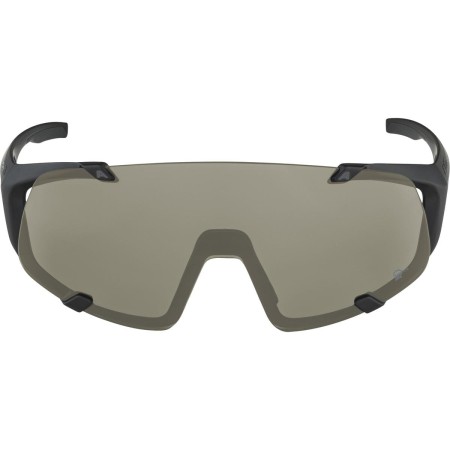 Alpina okulary hawkeye q-lite kolor black matt szkło silver mirror cat.3  hydrophobic, fogstop - rove.pl