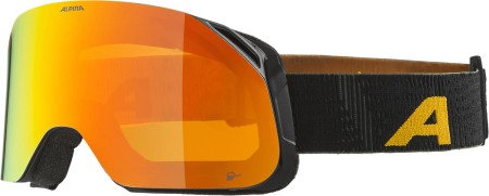Alpina gogle blackcomb q-lite black-yellow matt szkło q-lite orange s2 new 2024 - rove.pl