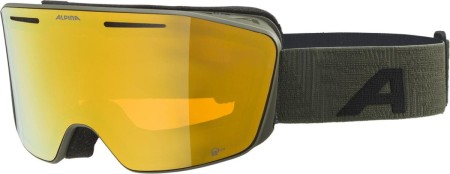 Alpina gogle nendaz q-lite olive matt szkło q-lite gold s2 new 2024 - rove.pl