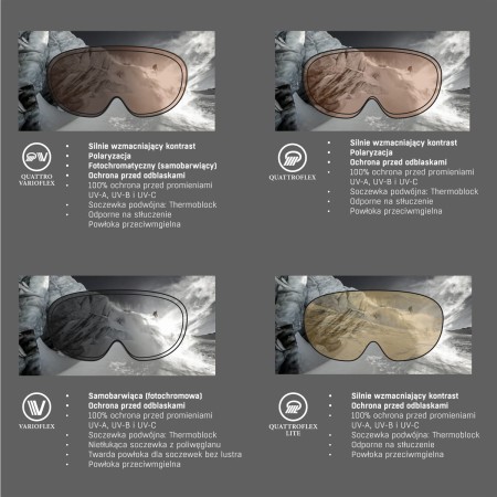 Alpina kask zimowy zupo visor q-lite rose matt 51-55 - rove.pl