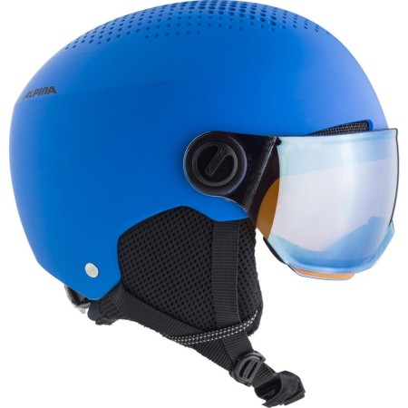 Alpina kask zimowy zupo visor q-lite blue matt 51-55 - rove.pl