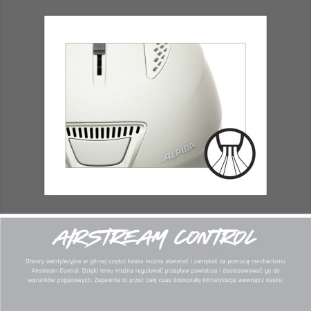 Alpina kask zimowy gems white matt 55-59 - rove.pl