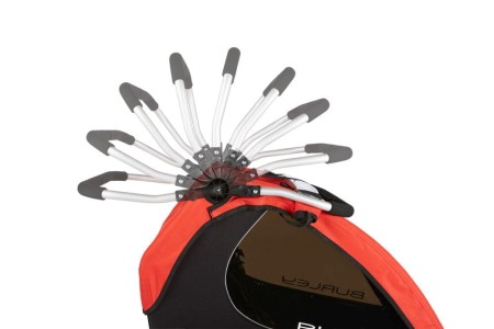 Burley  przyczepka dziecięca honey bee czerwona - rove.pl