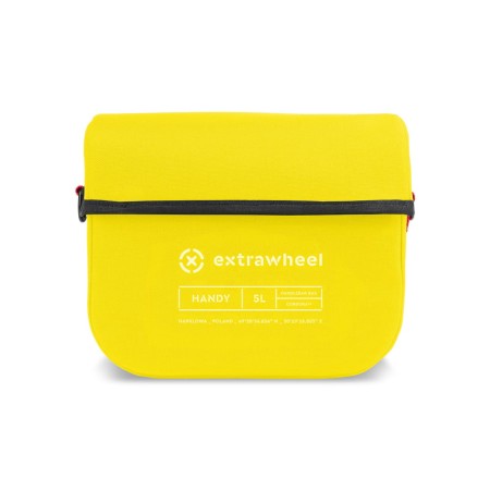 Extrawheel torba na kierownicę handy premium cordura yellow 5l - rove.pl