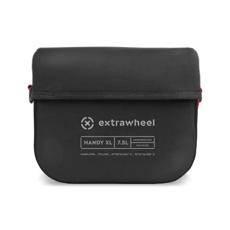 Extrawheel torba na kierownicę handy polyester black xl 7,5l - rove.pl