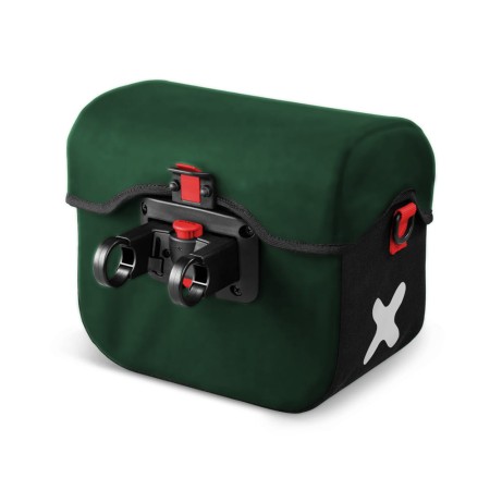 Extrawheel torba na kierownicę handy polyester green/black xl 7,5l - rove.pl