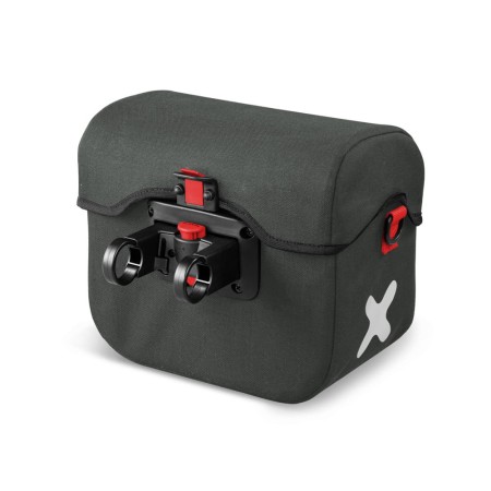 Extrawheel torba na kierownicę handy polyester grey/black 5l - rove.pl