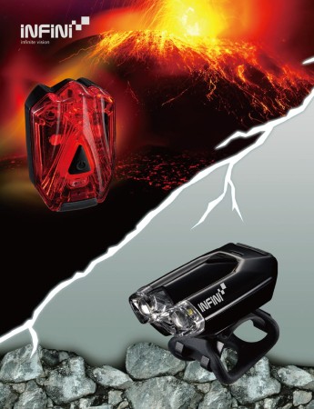 Infini lampa przednia lava w black usb - rove.pl