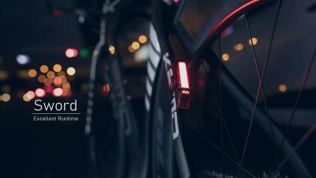 Infini lampa tylna sword black usb - rove.pl