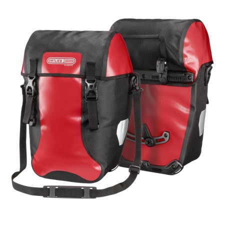 Ortlieb sakwy tylne bike-packer classic red-black 40l - rove.pl