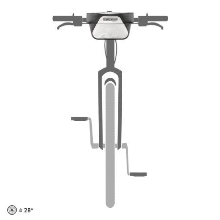 Ortlieb torba na kierownicę ultimate six classic 5l white-black bez mocowania - rove.pl