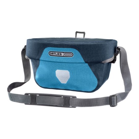 Ortlieb torba na kierownicę ultimate six plus 5l dusk blue-denim bez mocowania - rove.pl
