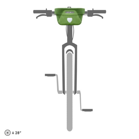 Ortlieb torba na kierownicę ultimate six plus 5l kiwi-moss green bez mocowania - rove.pl