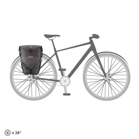 Ortlieb sakwy tylne back-roller plus granite-black 40l - rove.pl