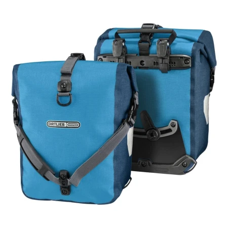 Ortlieb sakwy uniwersalne sport-roller plus dusk blue-denim 25l - rove.pl
