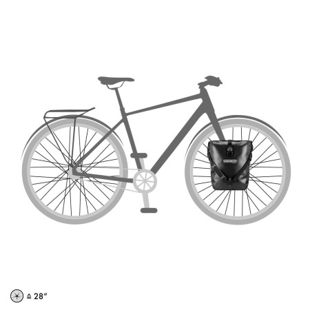 Ortlieb sakwy uniwersalne sport-roller classic black 25l - rove.pl