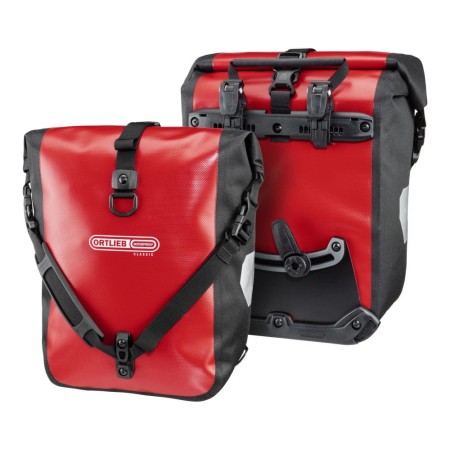 Ortlieb sakwy uniwersalne sport-roller classic red-black 25l - rove.pl