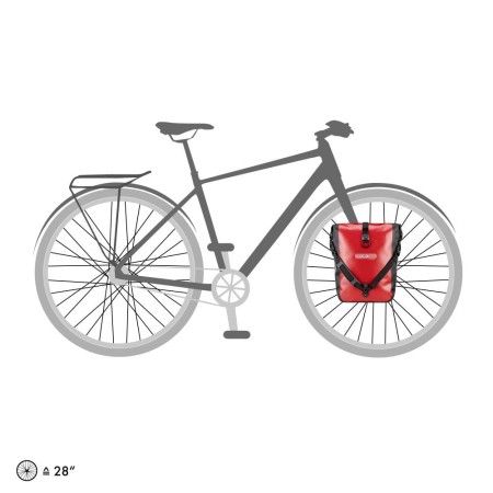 Ortlieb sakwy uniwersalne sport-roller classic red-black 25l - rove.pl