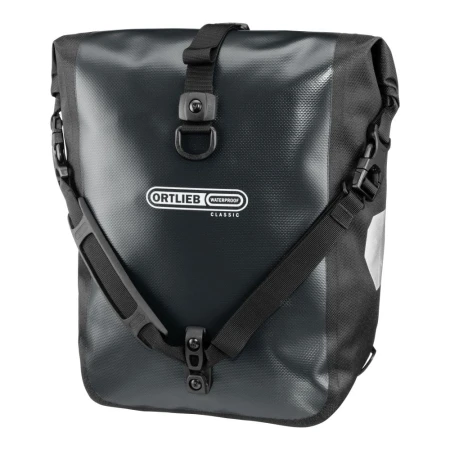 Ortlieb sakwy uniwersalne sport-roller classic asphalt-black 25l - rove.pl