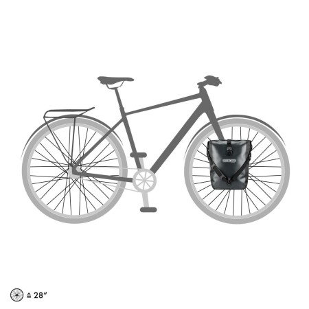 Ortlieb sakwy uniwersalne sport-roller classic asphalt-black 25l - rove.pl