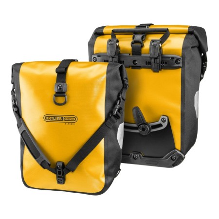 Ortlieb sakwy uniwersalne sport-roller classic sunyellow-black 25l - rove.pl