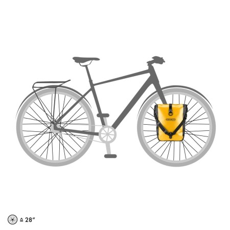 Ortlieb sakwy uniwersalne sport-roller classic sunyellow-black 25l - rove.pl