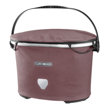 Ortlieb koszyk przedni up-town urban 17,5l ash rose bez mocowania - rove.pl